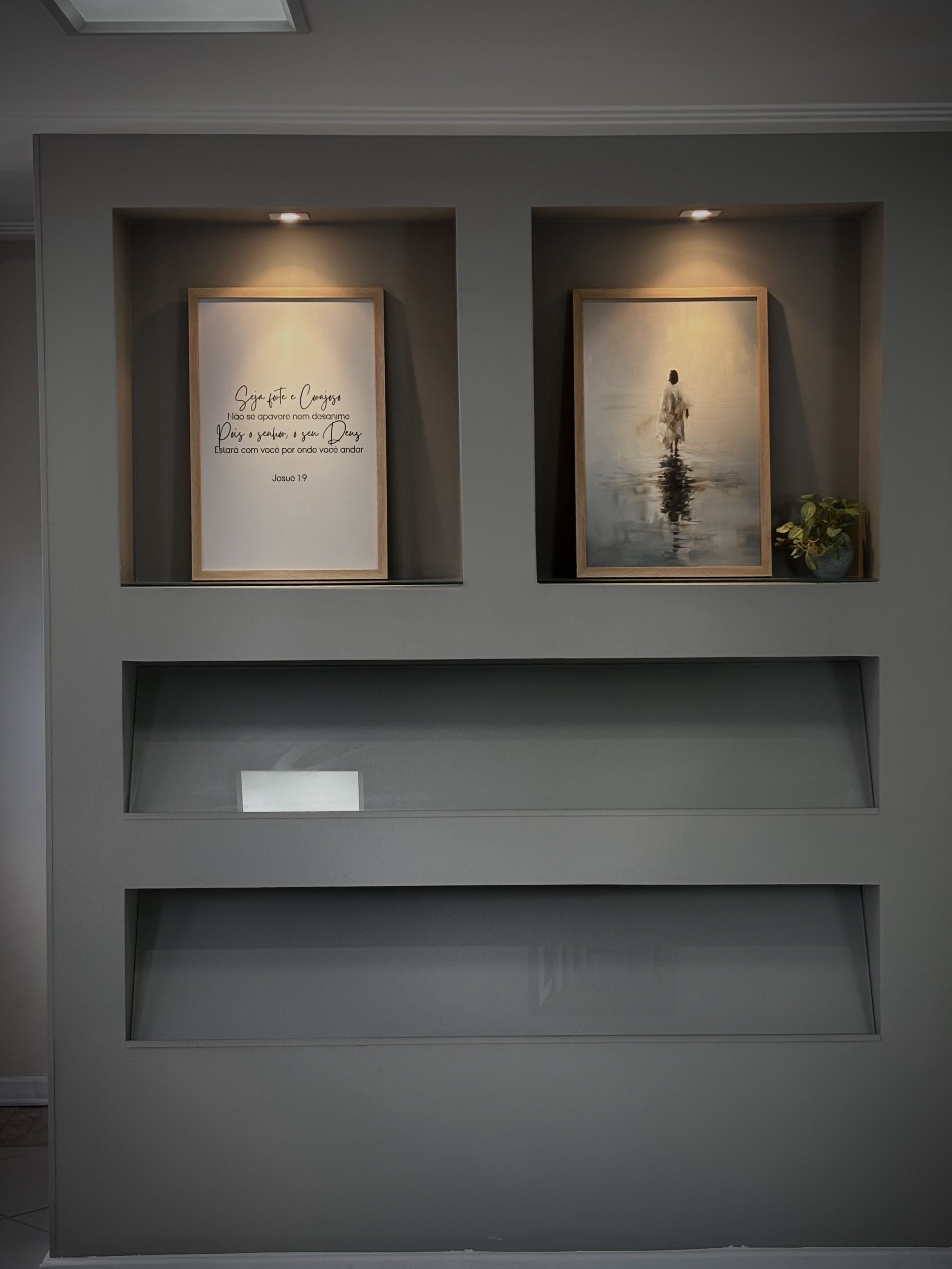 Decoração acolhedora da clínica